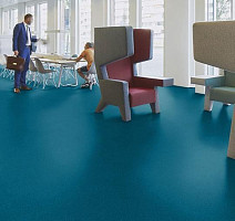 Forbo Marmoleum Decibel on Order 365235 atlantic blue фото 2 | FLOORDEALER